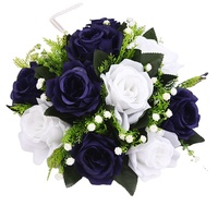 Roses Bleues Fleurs Artificielles Décorations De Table De Mariage