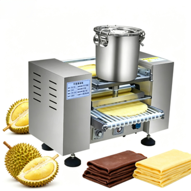 Roast Duck Pie Crust Machine Pancake Machine 220V Thousand Layer Cake Making Machine Spring Roll Skin Forming Equipment