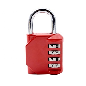 <span class=keywords><strong>Cadenas</strong></span> à combinaison à 4 roues en alliage de zinc pour extérieur, idéal pour salle de sport et salle de bain - Product Image 2