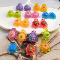 Figurines d'animaux marins miniatures en résine 3D, tortues mignonnes, décorations d'aquarium miniatures, décorations pour la maison, bijoux DIY
