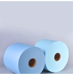 Disposable Lint Free Cleaning Wipe For Industry Dry Heavy Duty Cleaning Roll PP+ Woodpulp Non-woven Wiper