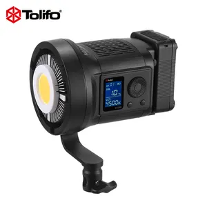 Tolifo 사진 장비, 138W 휴대용 바이 컬러 라이브 필 스튜디오 Led 비디오 라이트