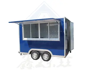 Electric fruit truck mobile food cart pre fab food kiosk mobile restaurant