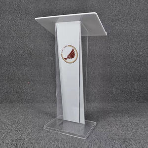 Éclairage LED église acrylique clair podium tribune chaire détachable pupitre <span class=keywords><strong>design</strong></span> de <span class=keywords><strong>meubles</strong></span> modernes à vendre - Product Image 3