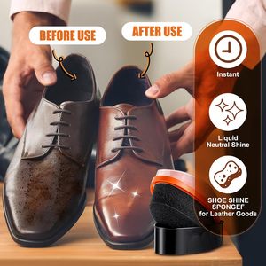 2 Pcs Neutral <strong>Clear</strong> <strong>Shoe</strong> <strong>Polish</strong> Self-Replenishing Reservoir Total 2.4oz Shine Sponge for <strong>Shoes</strong> and Boots - Product Image 5