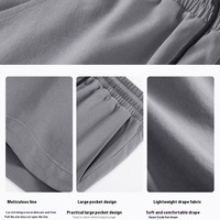 Nouveau style de shorts de course de sports d'été du fabricant OEM séchage rapide soie de glace mince pantalon ample cinquième porter taille élastique