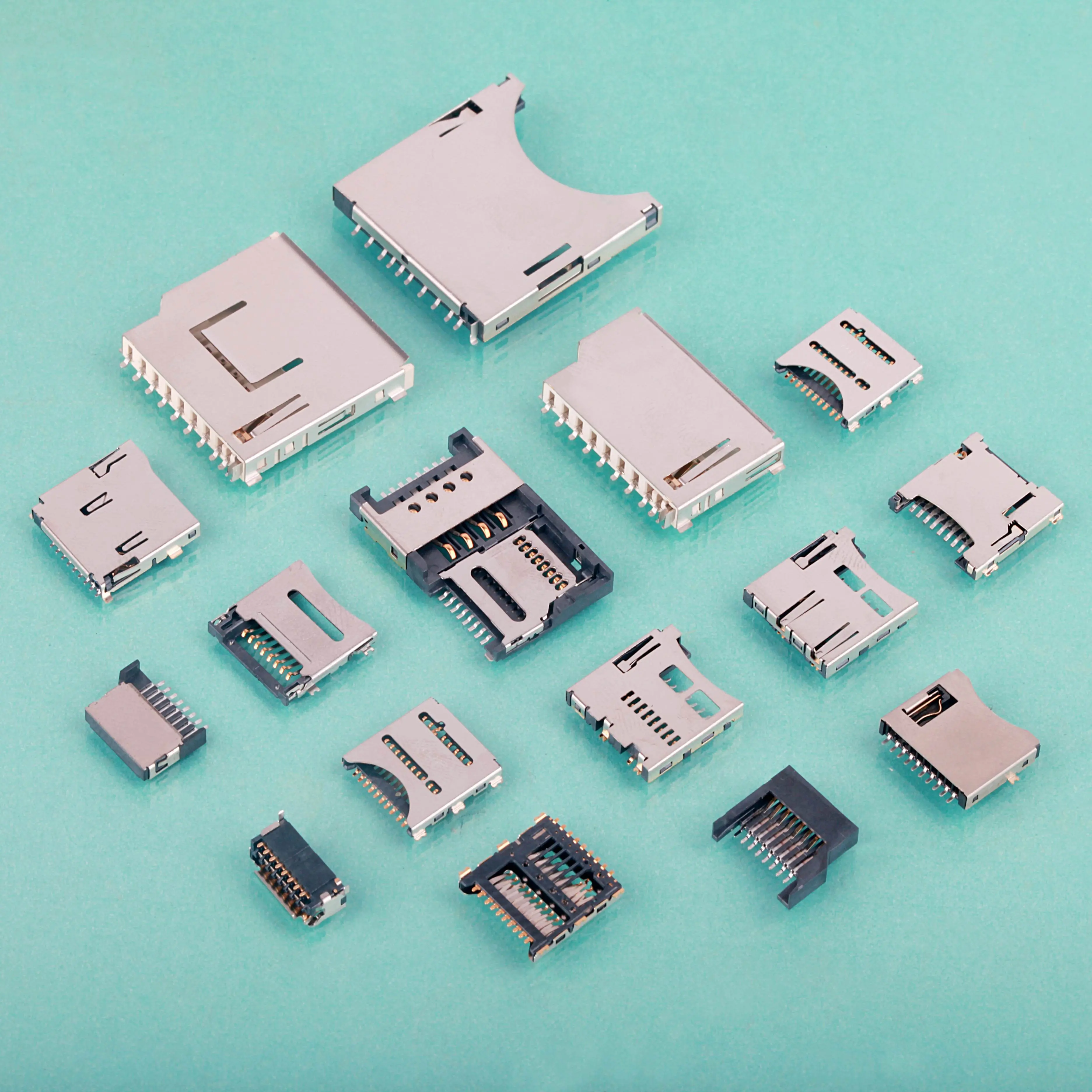 Best selling product MUP m614 Push Type memory Card Connector SMT Type Smt Edge Card usb Connector sd card socket