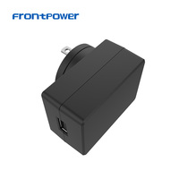 Chargeur ACDC avec prise interchangeable 5V 1A 2A 2.4A 2.5A 3A US EU UK AU PSE KC BIS, adaptateur secteur USB-A avec certifications BIS KC PSE UL CE GS UKCA