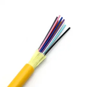 Gjfjv/ gjfjh /gjfju 4-Core mm 50/125 tight-Buffer cable óptico interior PVC/TPU/LSZH vaina