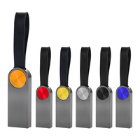Flash Drive USB Mini logam Oem, Flash Drive Mini Flash Drive 4GB 8GB 16GB 32GB 64G 128G H2 tes Pendrive 2.0
