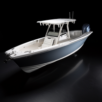 2025 Fusion Sport Yacht Trend Console centrale bateau de pêche en aluminium et bateau à passagers hors-bord à réaction