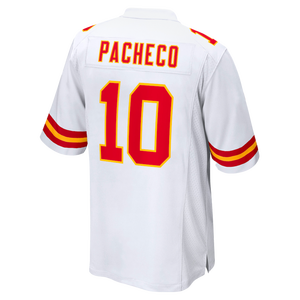 Großhandel 2024 Neue Herren Original Qualität Fußballs horts Atmungsaktive genähte Trikots pieler Patrick Mahomes 15 Pacheco 10 - Product Image 6