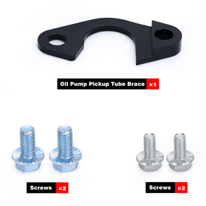 Poyracing – support de montage de tuyau de pompe à huile en aluminium, pour moteurs Ls1 Ls2 Ls3, noir - Product Image 2