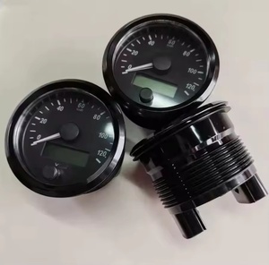 Compteur de vitesse automobile neuf VDO SingleViu 80mm 85mm A2C3832960001 12V 24V 120 KM/H Noir - Product Image 2