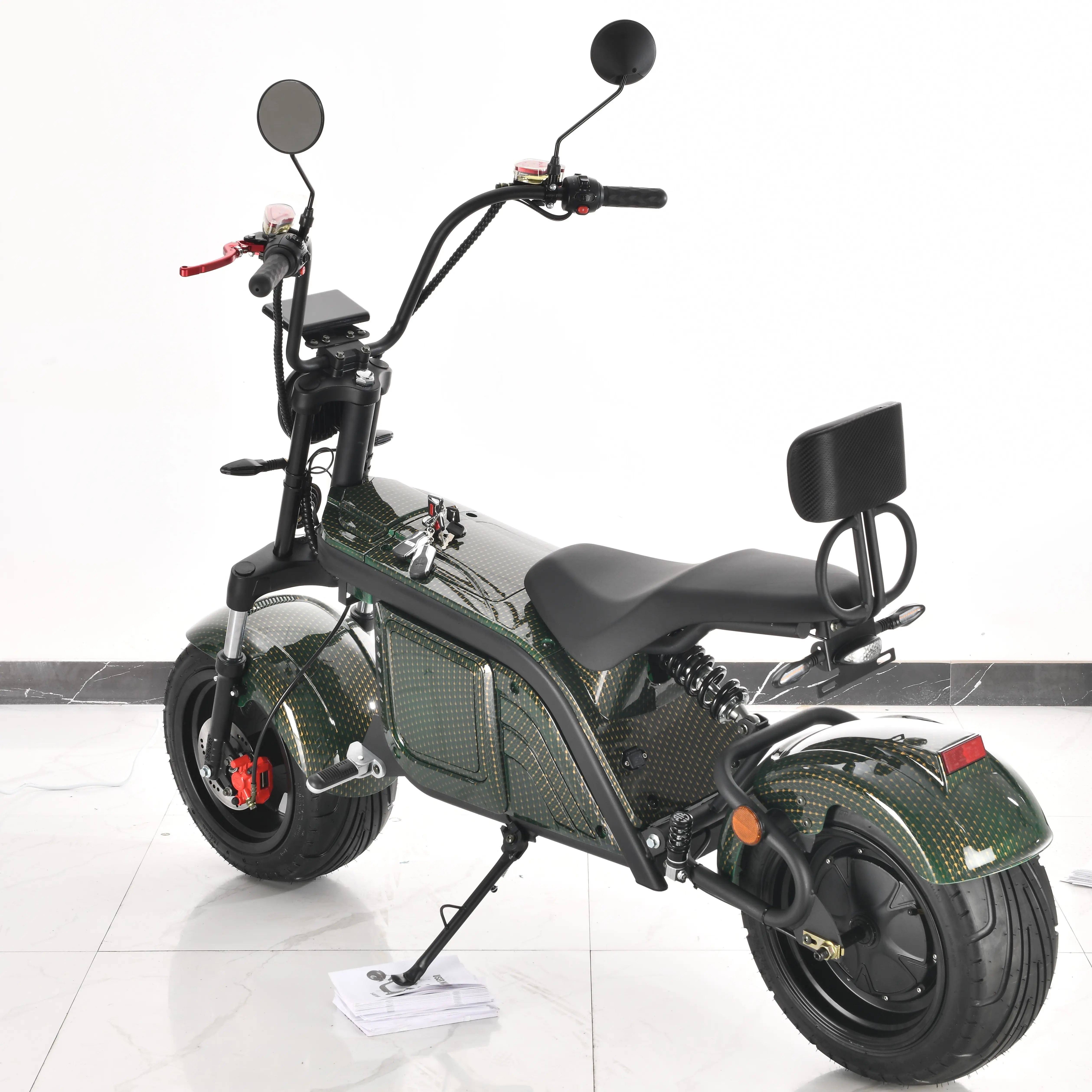 독특한 디자인 최고의 품질 인기 Citycoco 전기 전원 세발 자전거 스쿠터