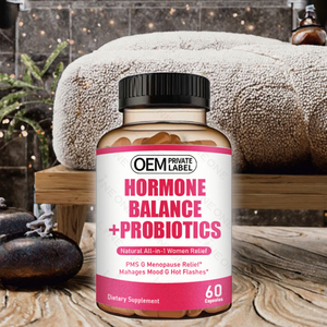 여성 성인용 호르몬 균형 프로바이오틱 캡슐, 자연 갱년기 증상 완화, 갱년기 증상, 월경전증후군 지원, 크랜베리, 당귀, 마카 함유 - Product Image 5