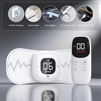 Appareil TENS sans fil pour soulager les douleurs dorsales, masseur avec stimulateur musculaire rechargeable pour la gestion de la douleur