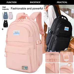 Oxford New Fashion <b>Backpack</b> Students <b>School</b> Bags Double Shoulder Bag Outdoor Travel Waterproof Zipper for Women - Product Image 2