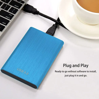 SSD portable USB Type-C, disque dur externe à semi-conducteurs haute vitesse, 1 To, stockage portable pour ordinateur et smartphone