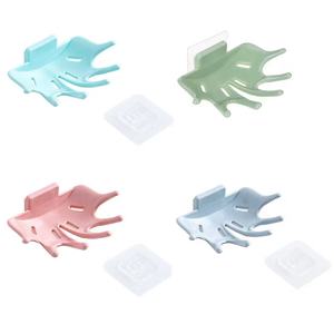 Oferta caliente: Jabonera de baño con gancho, bandeja de almacenamiento, soporte, estante de pared para accesorios - Product Image 2