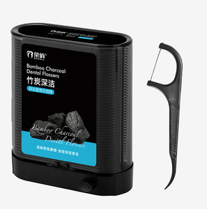 Một tay Dispenser xỉa dính trường hợp nhỏ gọn tre than nha khoa xỉa chọn nhà Du lịch Nha Khoa xỉa Pick - Product Image 1