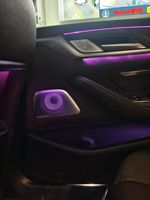 Luz Ambiental LED Symphony para el Interior del Coche, para BMW Serie 5 G30 G31 G38, Cubierta de Altavoz, Tira Decorativa, Accesorios