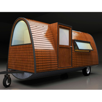 Kits de petites maisons intégrées modulaires de luxe cabane dans les arbres préfabriquée cabane préfabriquée en bois d'extérieur