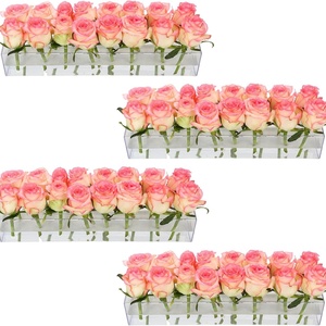 Caja de Acrílico Transparente para Flores, Almacenamiento de Ramos, Rosas Eternas Preservadas, Ideal para el Día de San Valentín, Decoración para el Día de la Madre - Product Image 1