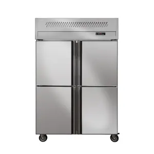 Réfrigérateur vertical à boissons, glacière Commercial à refroidissement manuel, avec <span class=keywords><strong>ouverture</strong></span> à 4 portes, pour <span class=keywords><strong>gauche</strong></span> et droite - Product Image 1