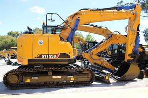 Excavatrice SY155U de 15 tonnes - Conforme aux normes Tier 4F / EU Stage V avec moteur Isuzu et système hydraulique à détection de charge - Product Image 5