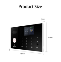 Système de sécurité domestique intelligent PGST Tuya Automation, hub intelligent ABS pour la maison avec connectivité réseau GSM WIFI, système d'alarme intelligent pour la maison