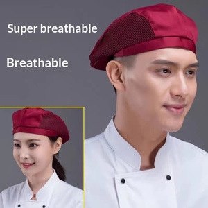 Casquette de Chef Rayée en Sergé pour Hôtel, Restaurant Western, Serveur, Béret de <span class=keywords><strong>Pirate</strong></span>, Casquette de Travail Unisexe au Design Moderne - Product Image 3