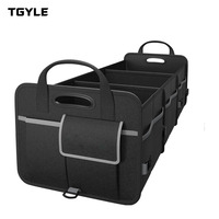 Organisateur de coffre de voiture de luxe en tissu Oxford super résistant et écologique pour camions et voitures, 1 à 3 compartiments, Jiangxi