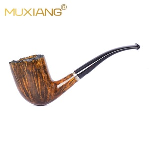 MUXIANG Briar Wood Smoking Pipe Bent Type Tobacco Pipe For Men Collection - Product Image 1