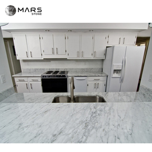 Azulejos de Porcelana de Gran Formato con Aspecto de Mármol Blanco Súper Clásico de 3200x1600 mm para Encimeras - Product Image 2