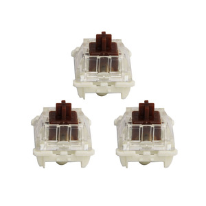 Gateron जी प्रो 3-पिन 5-पिन गर्म बेच स्पर्श ब्राउन स्विच आरजीबी 35pcs प्रति पैक खुदरा पैकेज पूर्व स्नेहन पैरा कीबोर्ड - Product Image 3