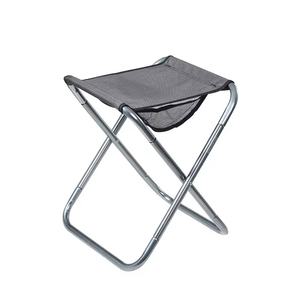 OutdoorCompact Camp Chair Aluminum Alloy Beach Chair <b>Folding</b> <b>Stool</b> Extra-Large Wide Fishing Picnic Chair - Product Image 1