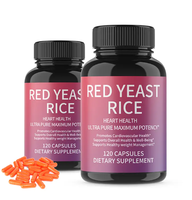 Capsules d'extrait de levure de riz rouge personnalisées OEM sous marque privée – Complément pour la santé cardiaque