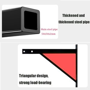 TOPTONS Gimnasio Equipo de fitness entrenamiento de fuerza montaje en pared Barra de dominadas - Product Image 4