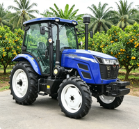 Fabricant fiable, certifié CE EPA, mini tracteur diesel 4x4 à transmission par engrenages, pour vergers, jardins, vignobles, haute performance, couple élevé, 50 CV