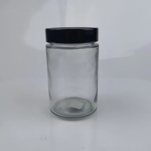 Tarro de Vidrio Transparente Redondo de 100 ml, 200 ml, 280 ml, 380 ml, 500 ml, 750 ml, Tarro de Vidrio Sellado para Almacenamiento de Alimentos, para Mermelada - Product Image 4