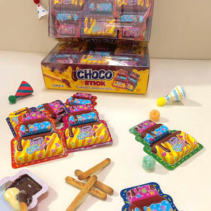 Vente en gros d'usine, bâtonnets de biscuits en forme de gâteau d'anniversaire, chocolat au lait noir et blanc, confiture - Product Image 4