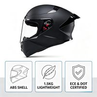 Casque de moto intégral avec graphismes cool, homologué ECE 22.06, pour les ateliers de modification et de réparation de motos