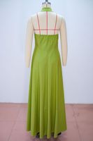 NOUVEAU STOCK Robe unie pour femme, coupe ajustée, maxi, boutonnée, sans manches, décontractée, style chemise, tailles S-XXL