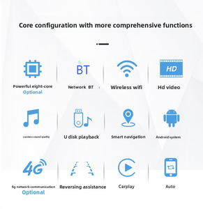 วิทยุติดรถยนต์ระบบแอนดรอยด์แบบยูนิเวอร์แซล จอ 7 นิ้ว รองรับ Carplay GPS WIFI BT FM  แบบ OEM/ODM - Product Image 5
