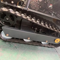 Tondeuse à fléaux RC Crawler 1000 mm, Plateforme élévatrice hydraulique pour la tonte en pente