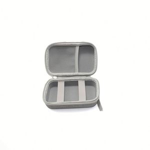 Fournisseur en gros – Étui rigide antichoc en EVA personnalisé avec logo pour sac de voyage numérique avec poche en filet, forme carrée - Product Image 1