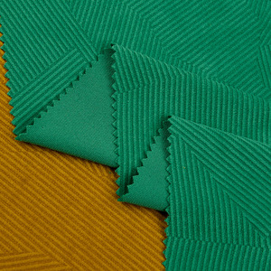 100% Sợi Nhỏ Polyester 50 + Màu Sắc Nổi Sọc Hoa Jacquard Vải Cho Rèm - Product Image 3