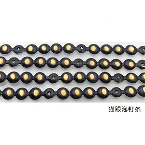 Faixa de sofá de 1m, estofamento para cama em madeira, capa decorativa para unhas de bronze - Product Image 2