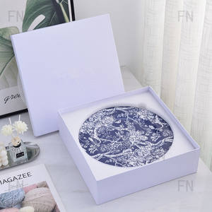 Service de vaisselle en porcelaine fine D Jungle Series, ensemble de 4 pièces, assiette à steak, assiette à dim sum - Product Image 3